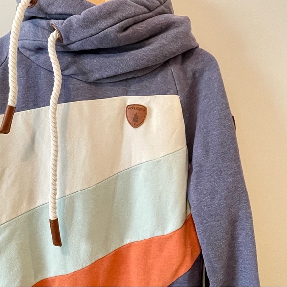 Wanakome Selene mix colour colour block sweatshirt - Picture 5 of 8